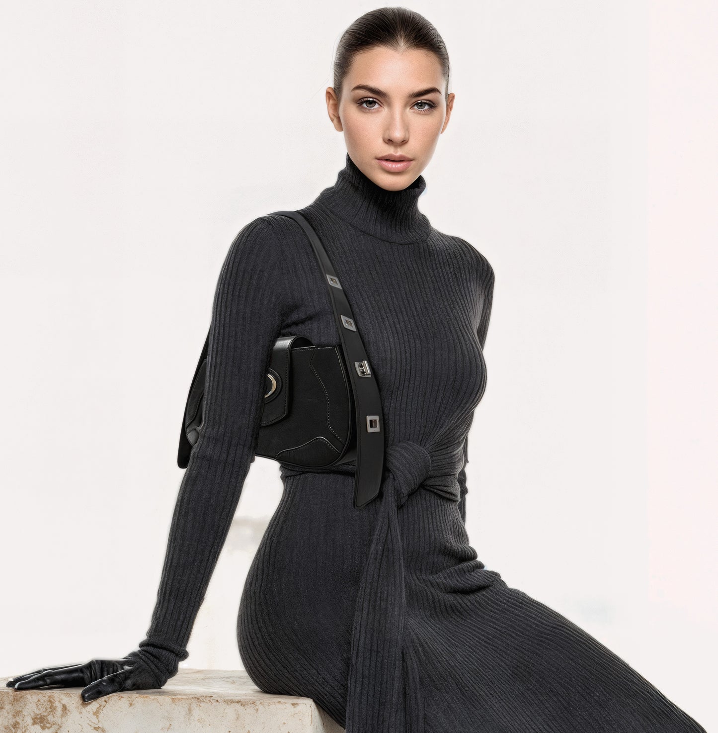 AYZAHD Downtown Bag || Obsidian Veil