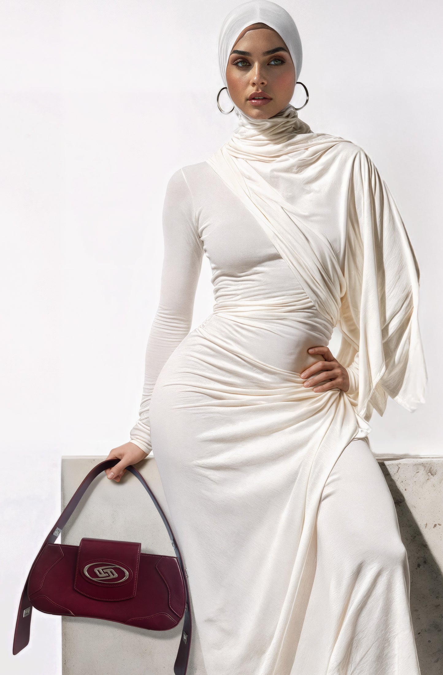 AYZAHD Downtown Bag || Emira Rouge